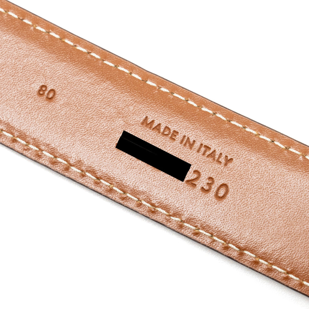 Top Quality Celine size 80 SMALL TRIOMPHE BELT IN NATURAL CALFSKIN TAN