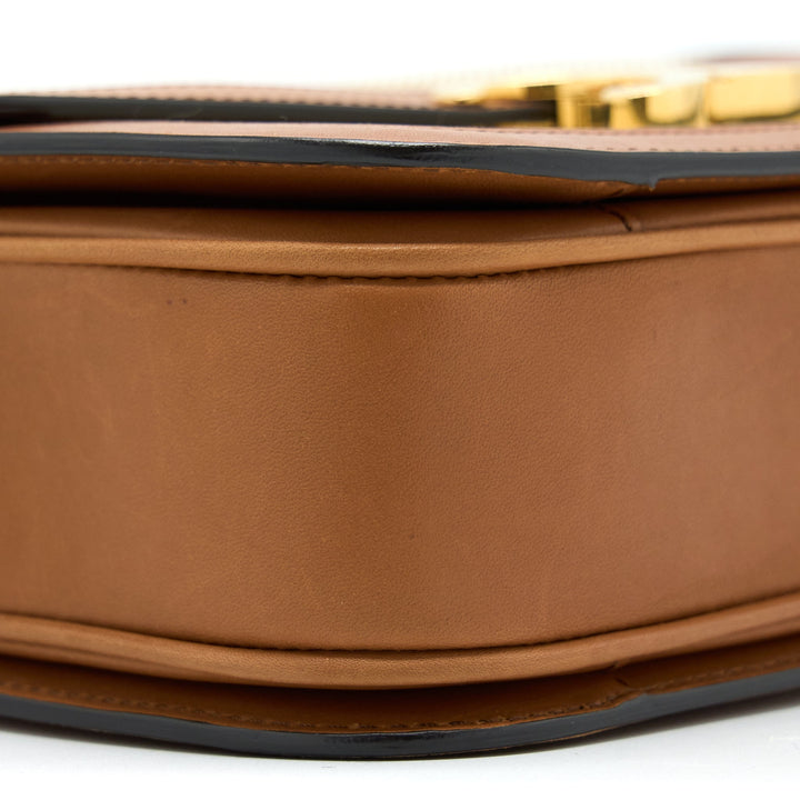 Celine Medium Triomphe Bag in Textile Natural Calfskin