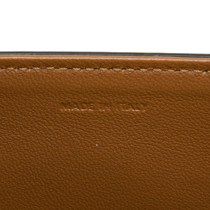 Celine Medium Triomphe Bag in Textile Natural Calfskin