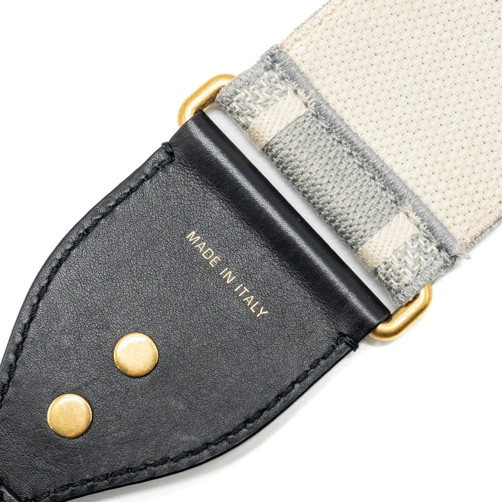Top quality Dior Shoulder Strap Oblique Canvas grey