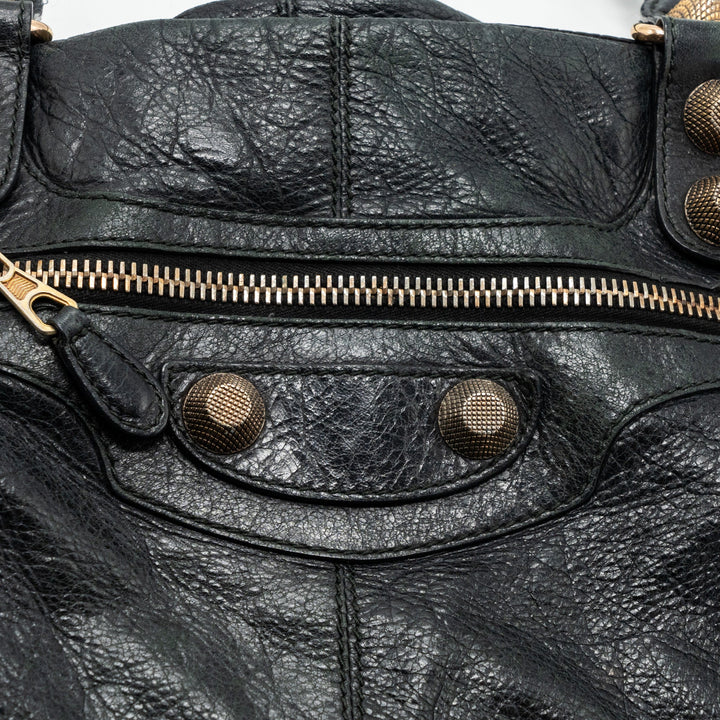 Top Quality Balenciaga G21 Work Bag Leather black GHW