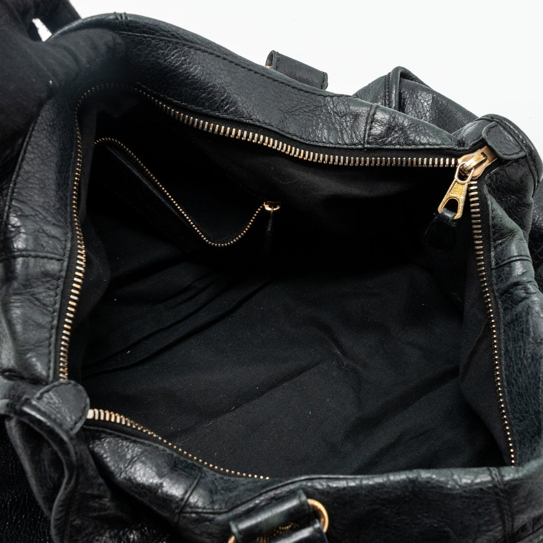 Top Quality Balenciaga G21 Work Bag Leather black GHW