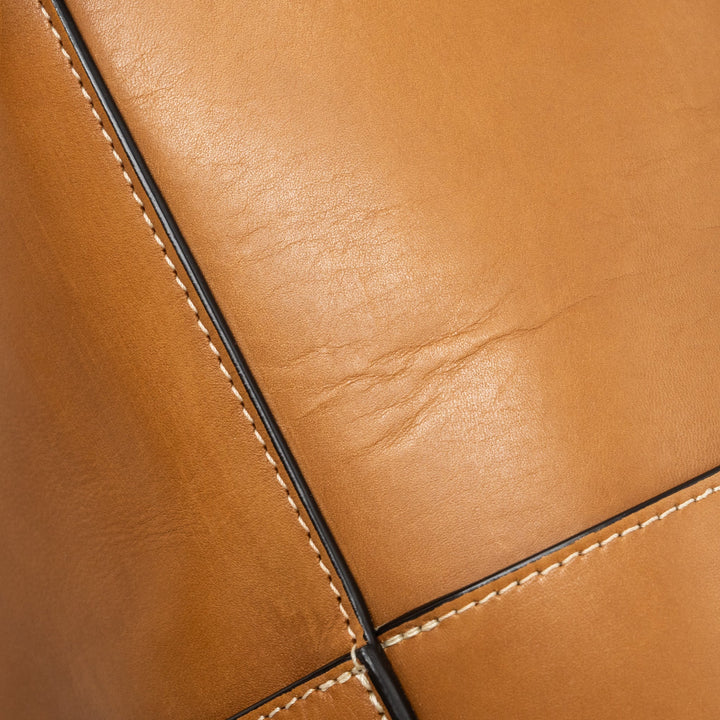Top Quality Celine Sangle bucket bag leather brown