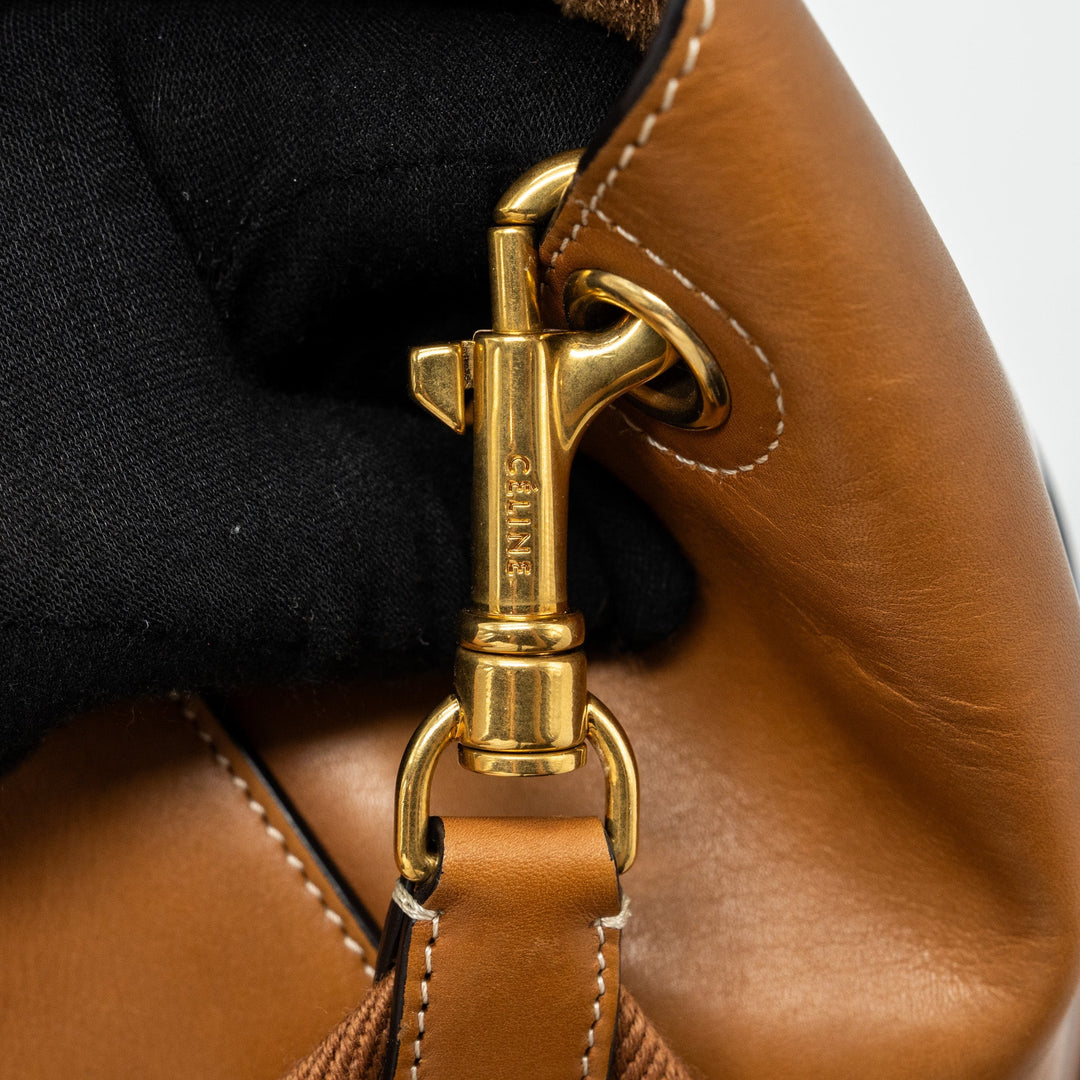 Top Quality Celine Sangle bucket bag leather brown