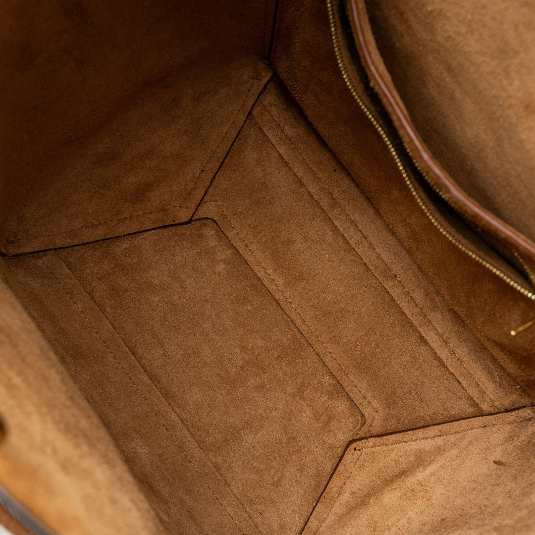 Top Quality Celine Sangle bucket bag leather brown