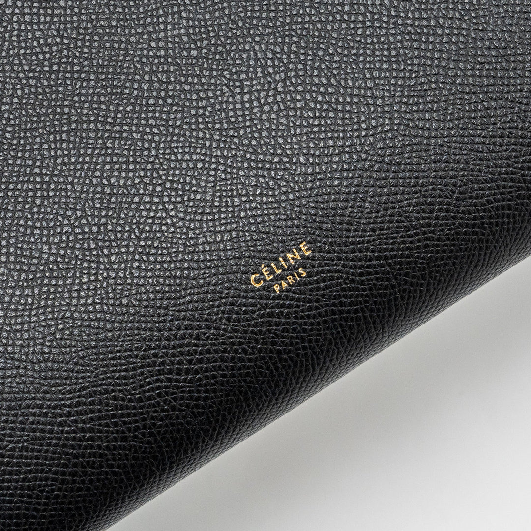 Celine mini belt bag grained calfskin black