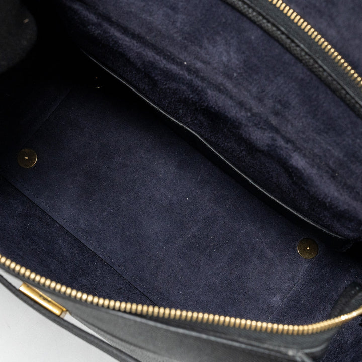 Celine mini belt bag grained calfskin black