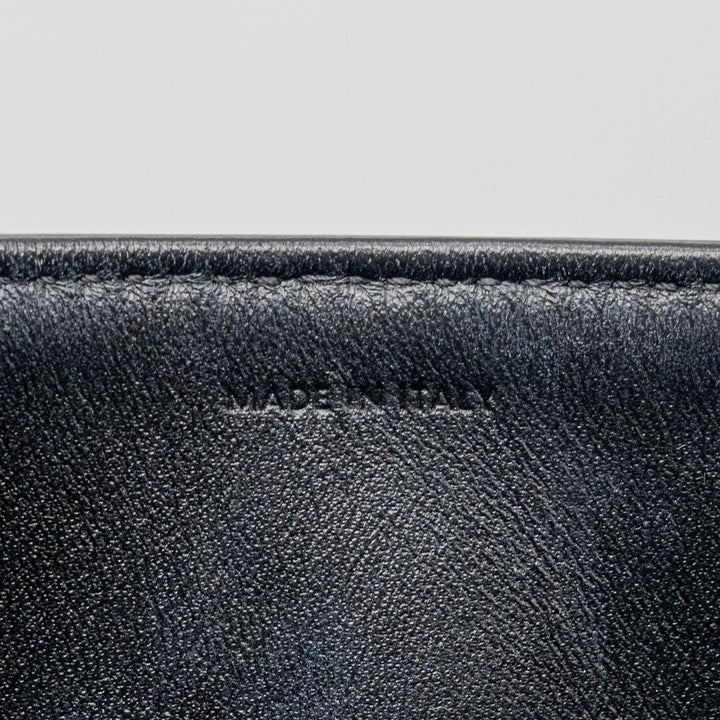 Top Quality Celine Triomphe Shoulder bag shiny calfskin black