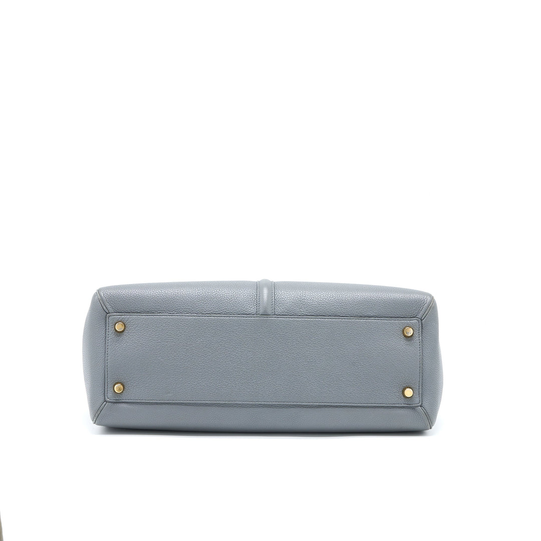 Top Quality Celine 16 Bag Grained Calfskin Grey
