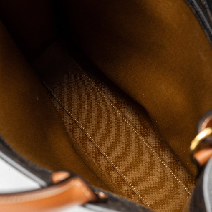 Celine Vertical Cabas Triomphe Canvas