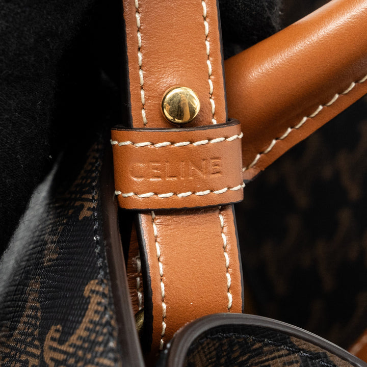 Celine Vertical Cabas Triomphe Canvas