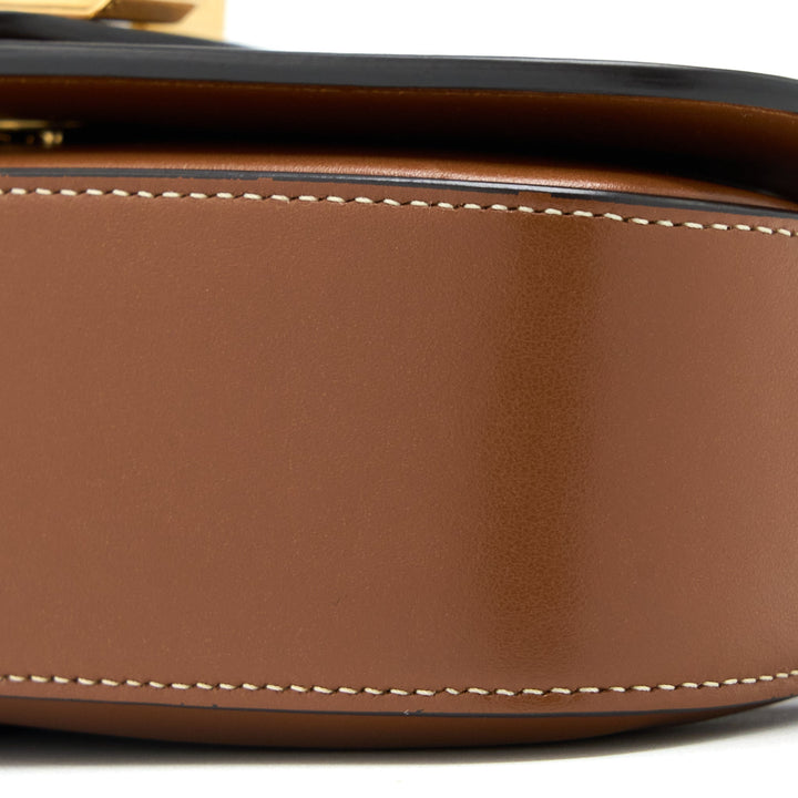 Celine Clutch On Strap Calfskin Tan