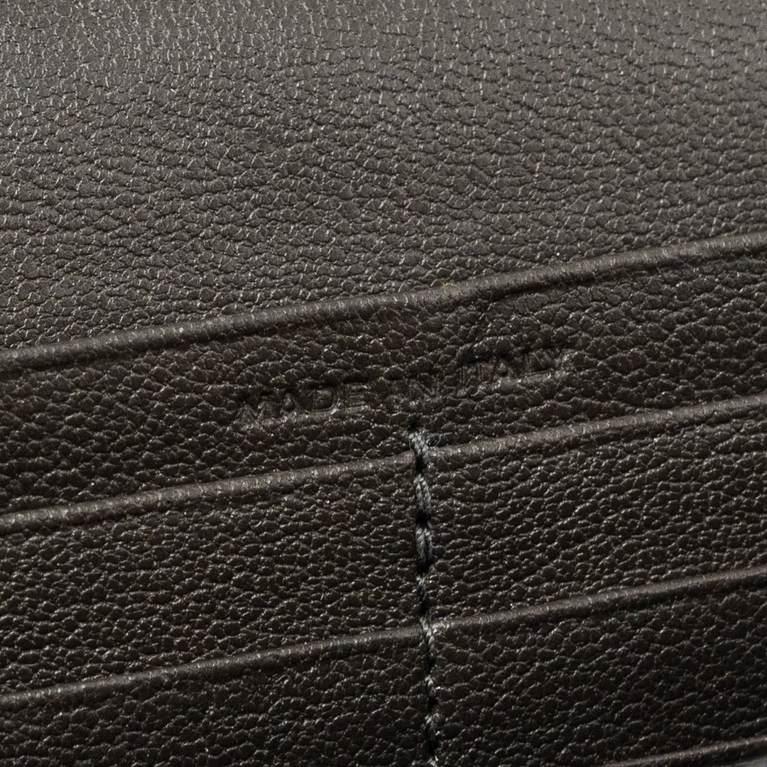 Saint Laurent/YSL Envelop Chain Bag Calfskin Dark Grey SHW