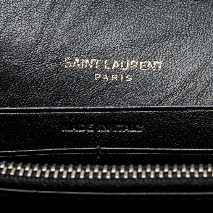 Saint Laurent/YSL Becky Chain Bag Quilted Lambskin Black SHW