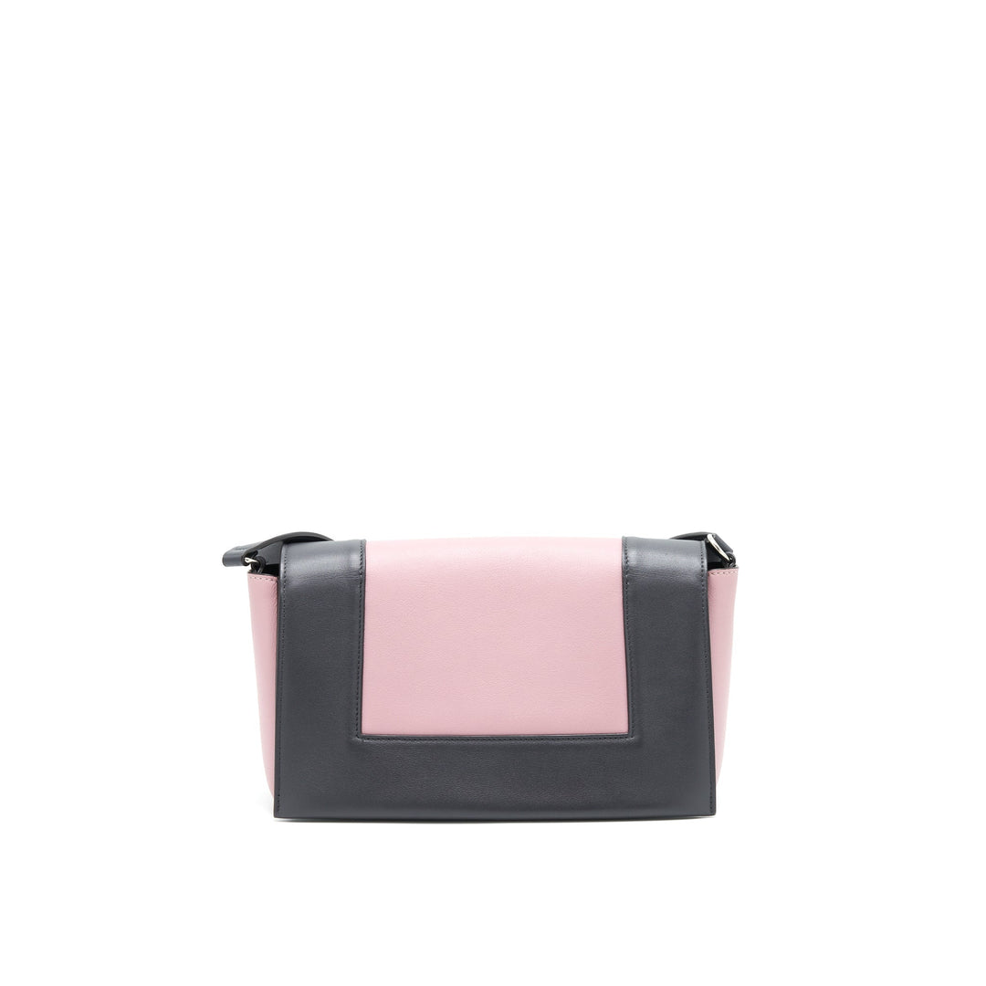 Celine Frame Shoulder Bag light Purple/ Dark Grey