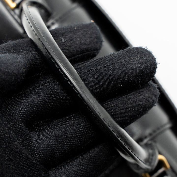 Top Quality Balenciaga Hourglass XS Calfskin Black GHW