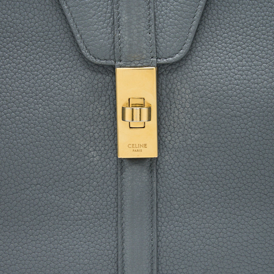Celine 16 Bag Grained Calfskin Grey