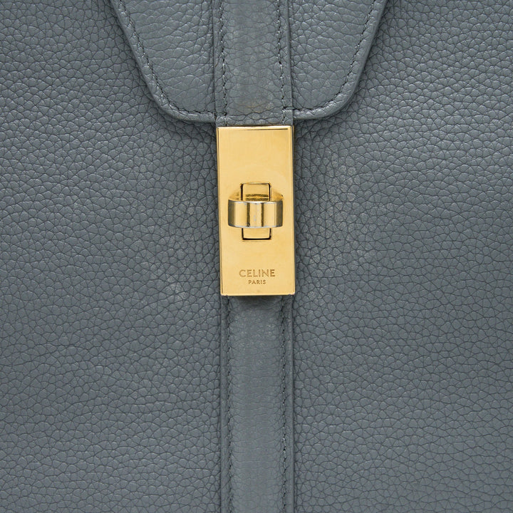 Celine 16 Bag Grained Calfskin Grey