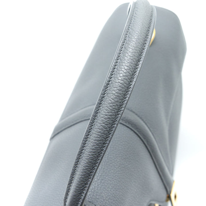 Celine 16 Bag Grained Calfskin Grey