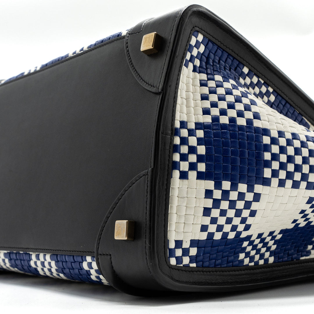 Top Quality Celine Mini Luggage Tote Leather Multicolour