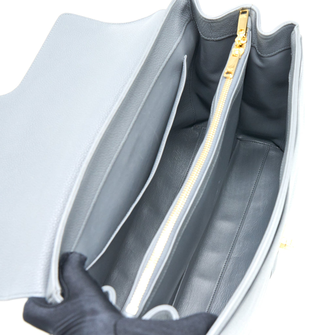 Top Quality Celine 16 Bag Grained Calfskin Grey