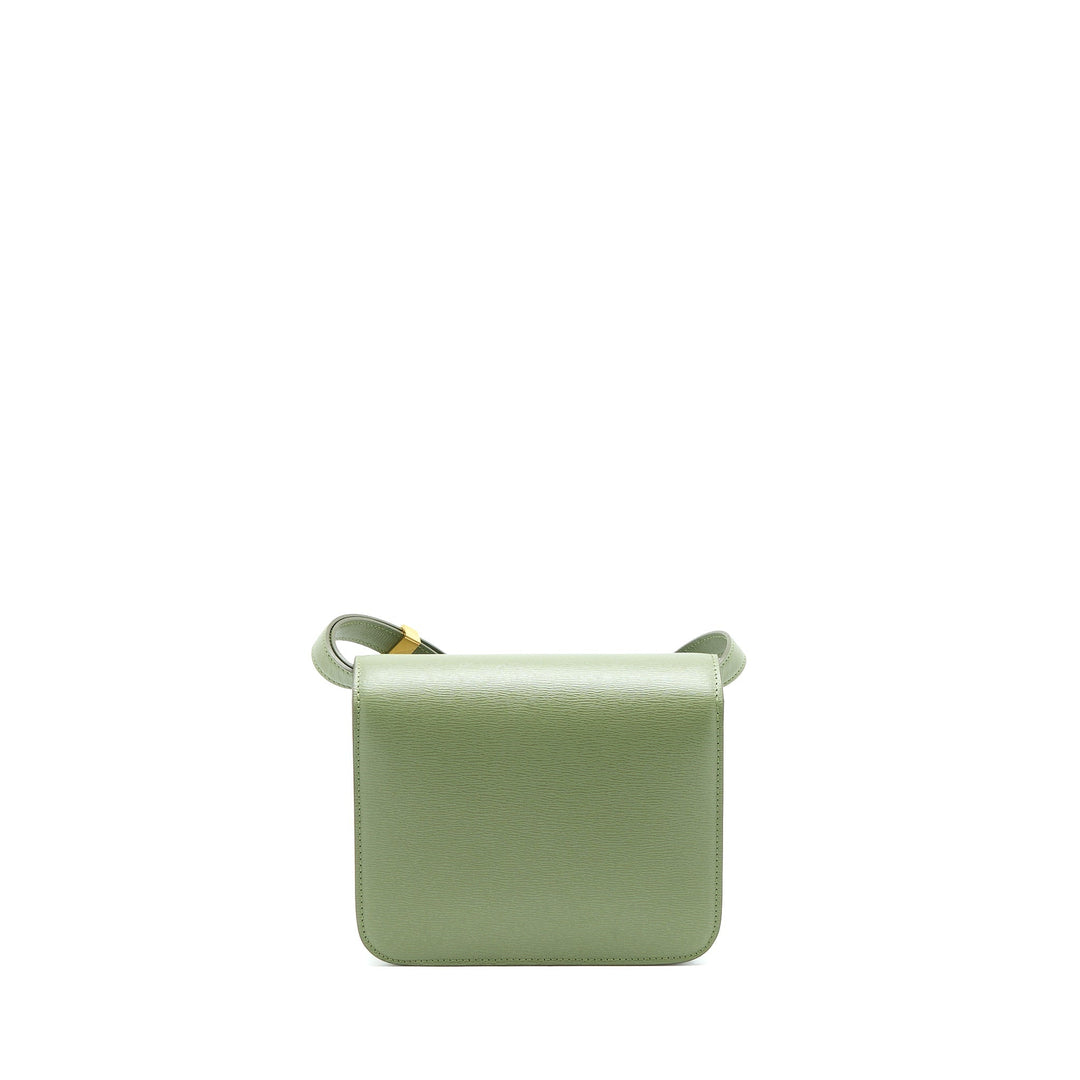 Top Quality Celine Teen Box Calfskin Green