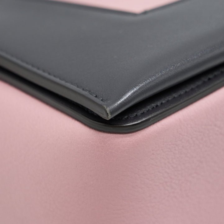 Celine Frame Shoulder Bag light Purple/ Dark Grey