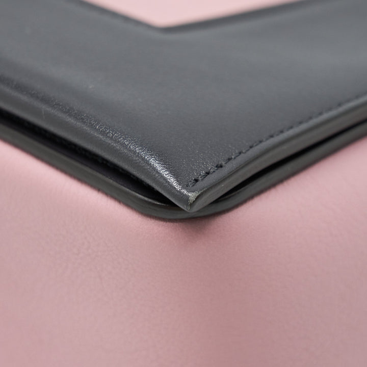Celine Frame Shoulder Bag light Purple/ Dark Grey