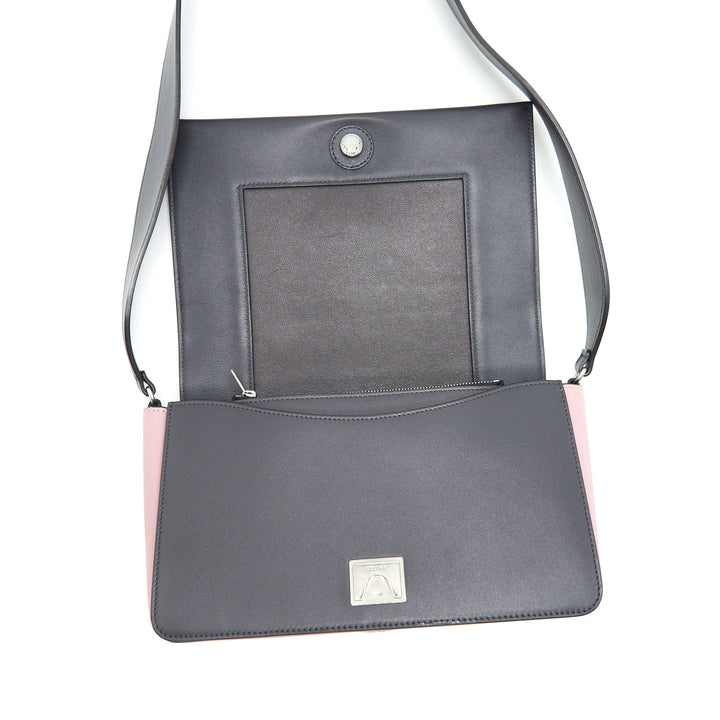 Celine Frame Shoulder Bag light Purple/ Dark Grey