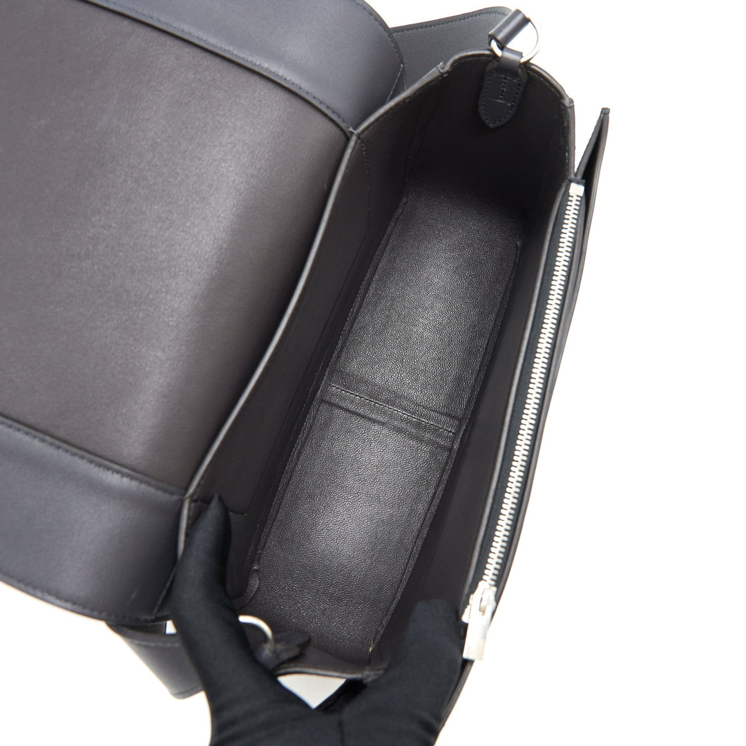 Celine Frame Shoulder Bag light Purple/ Dark Grey