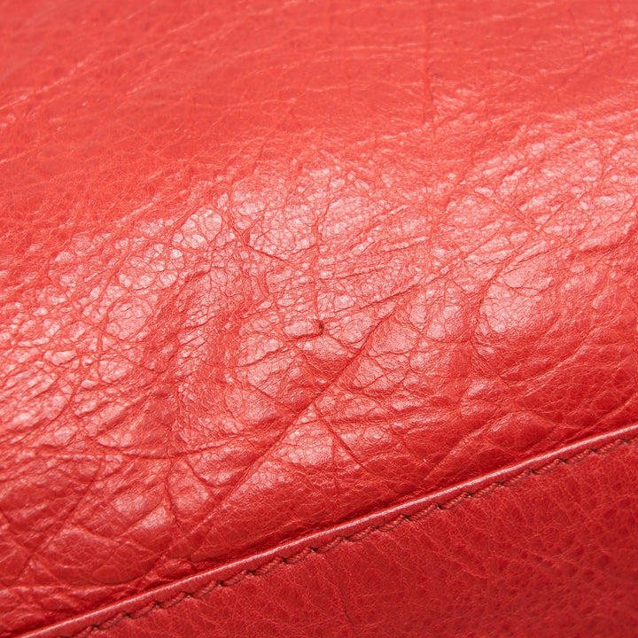 Top Quality Balenciaga Giant City Bag Red SHW