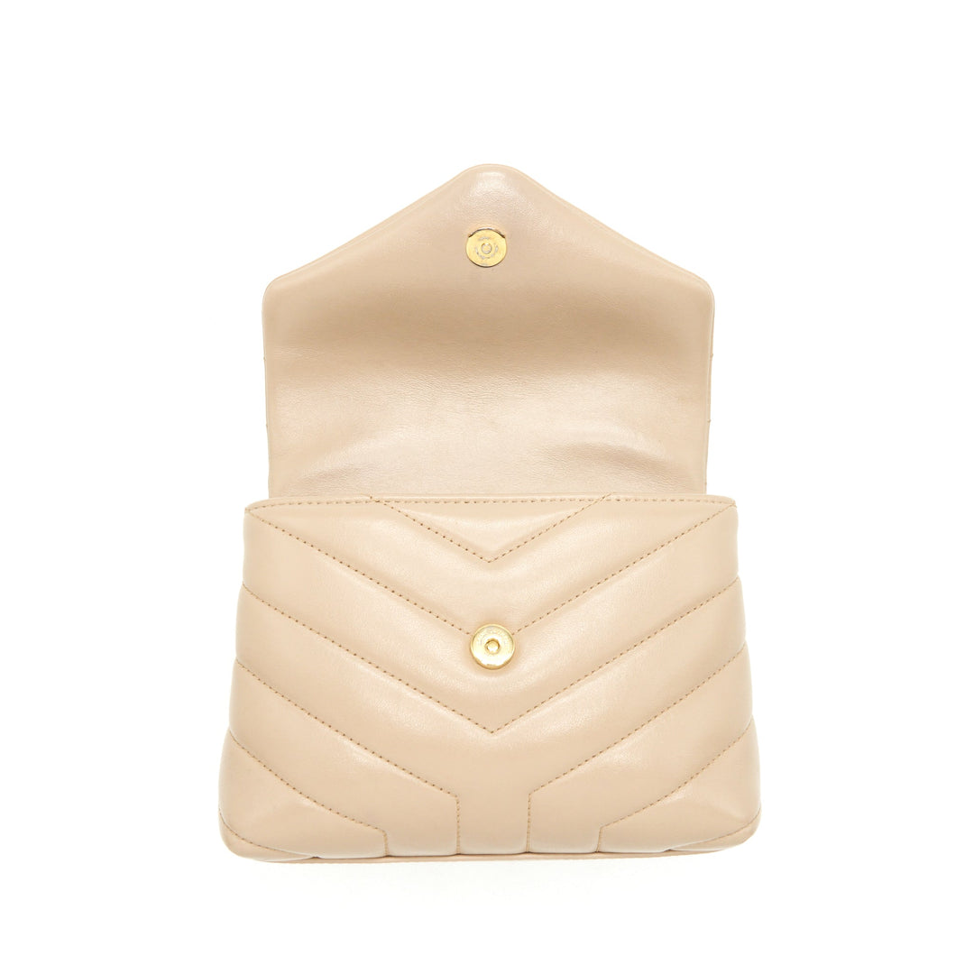 Saint Laurent/YSL Lou Lou Bag Dark Beige GHW