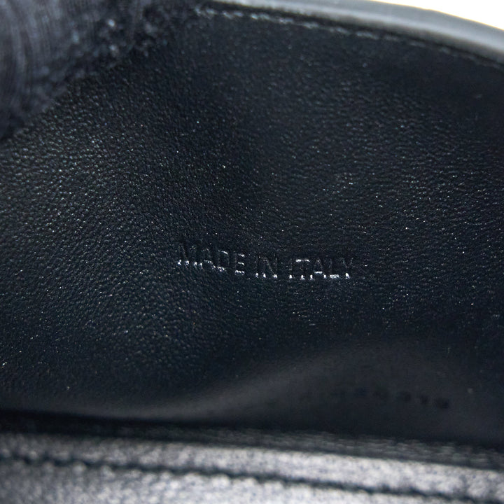 Top Quality Balenciaga Hourglass XS Croc-Embossed Leather Black with Black Hardware
