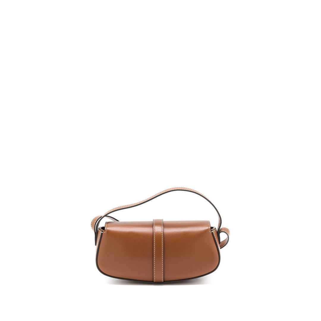 Celine Clutch On Strap Calfskin Tan