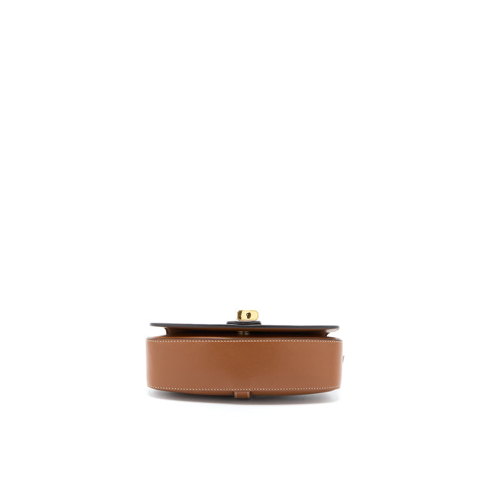 Celine Clutch On Strap Calfskin Tan