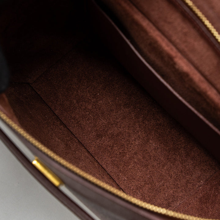Celine Micro Belt Bag Grained Calfskin Burgundy