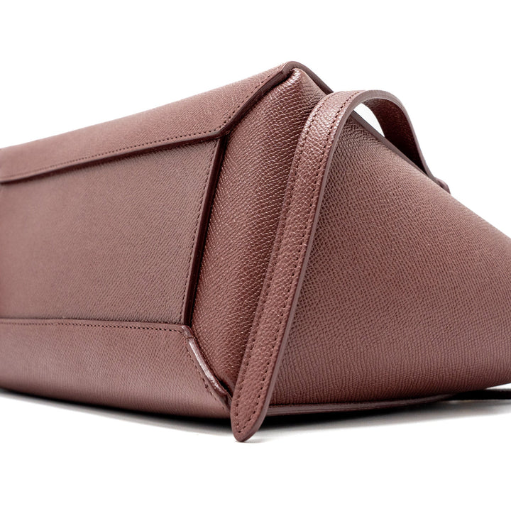 Celine Micro Belt Bag Grained Calfskin Burgundy