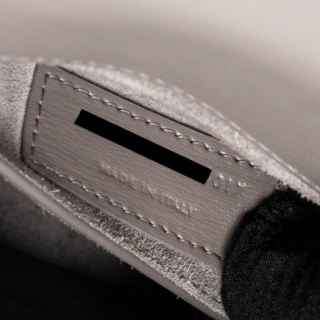 SAINT LAURENT / YSL Medium Sunset Bag Calfskin Grey SHW