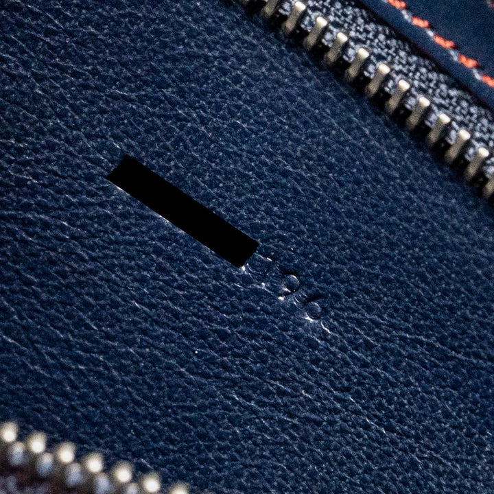 Celine Luggage Tote Bag Calfskin Blue/Red