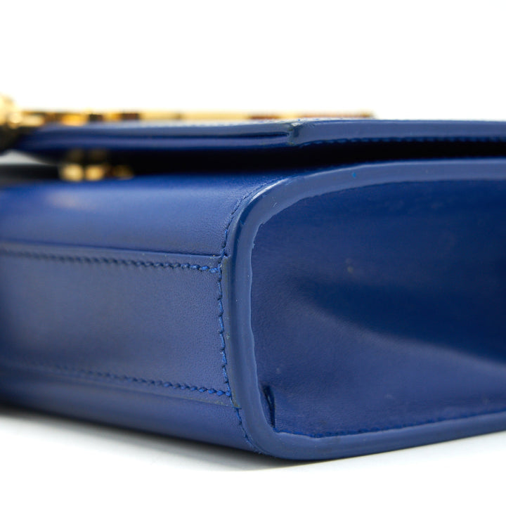 Saint Laurent/YSL mini kate bag Tassel electric Blue GHW