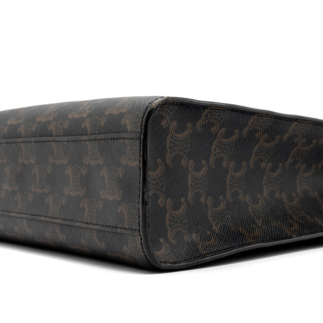 Top Quality Celine Vertical Cabas Triomphe Canvas/ Leather
