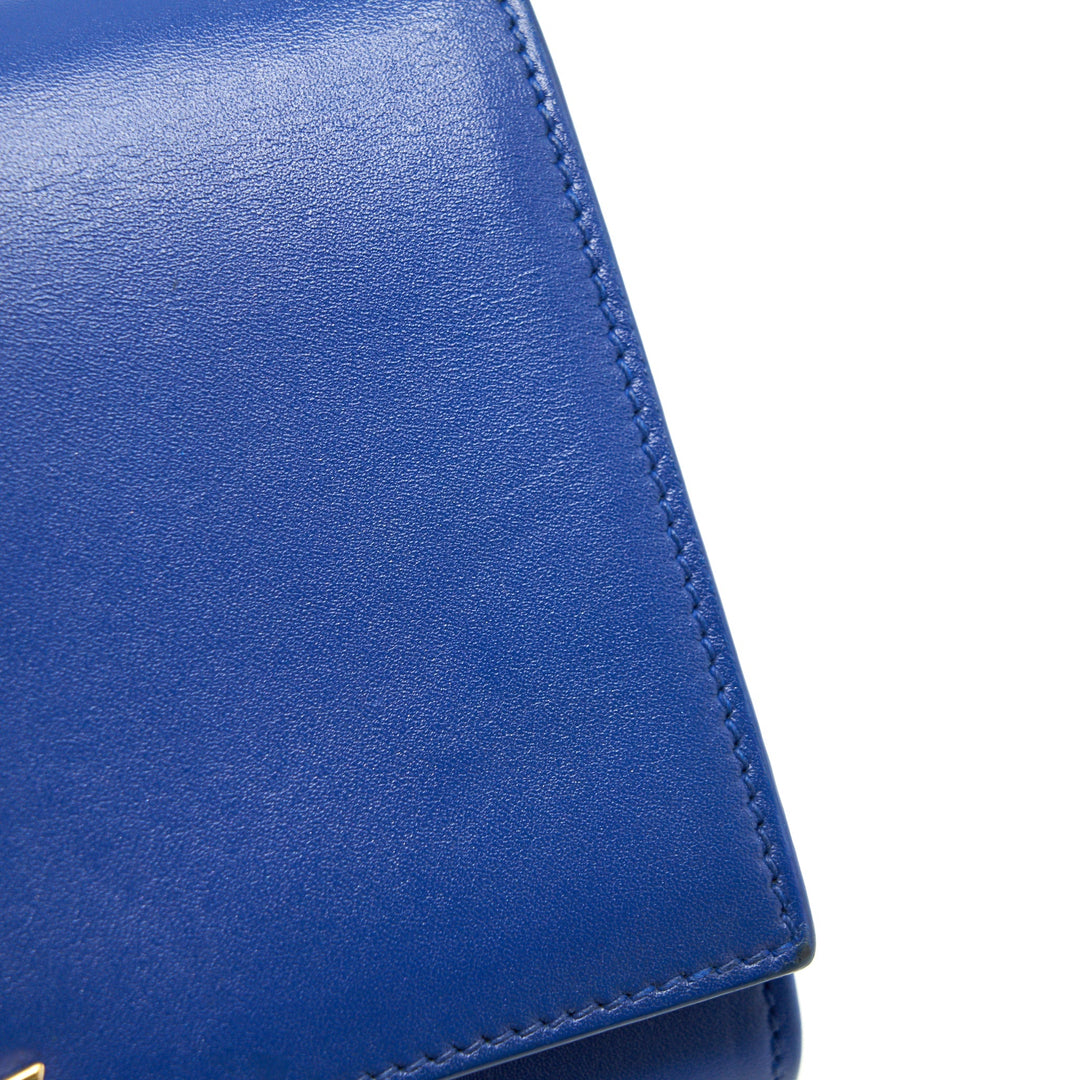 Saint Laurent/YSL mini kate bag Tassel electric Blue GHW