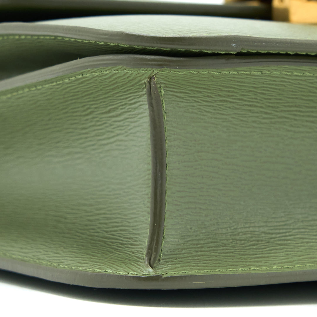 Top Quality Celine Teen Box Calfskin Green