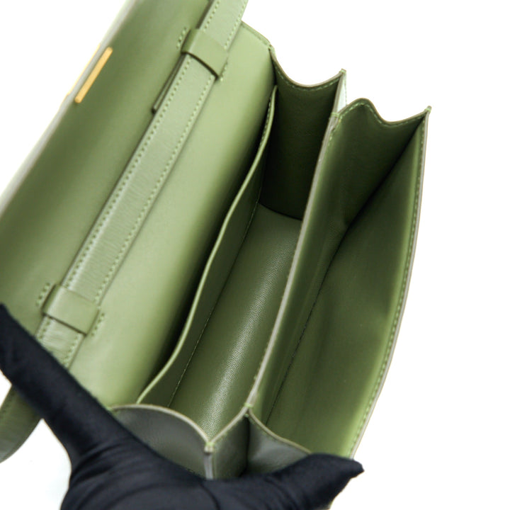Top Quality Celine Teen Box Calfskin Green