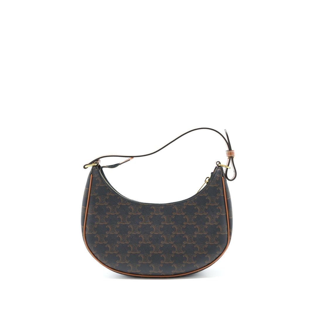 Top Quality Celine Ava Bag Triophe Canvas/Calfskin Tan