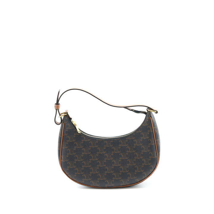 Top Quality Celine Ava Bag Triophe Canvas/Calfskin Tan