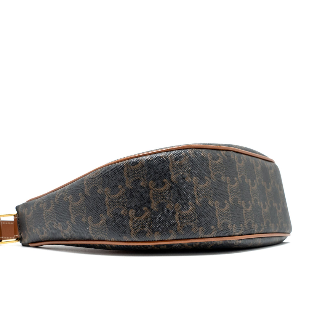 Celine Ava Bag Triomphe Canvas Tan