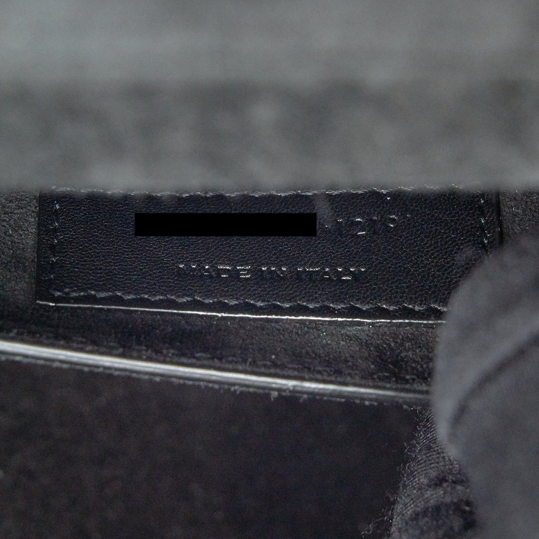Saint Laurent Kate Flap Bag Patent Black GHW