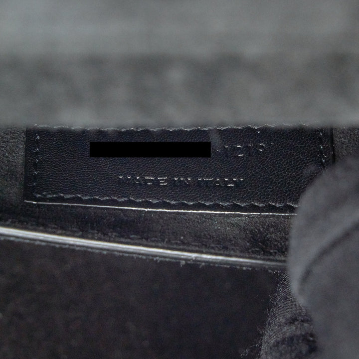 Saint Laurent Kate Flap Bag Patent Black GHW
