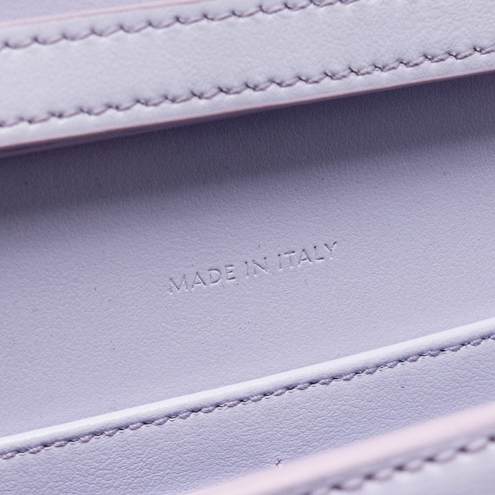 Top Quality Celine Triomphe Wallet on Chain Margo Shiny Calfskin Light Lavender